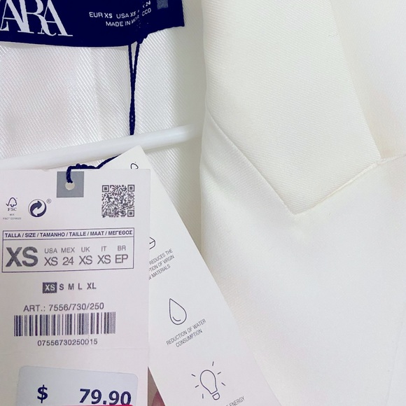 Zara White Blazer - Picture 2 of 4